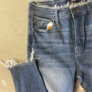 Distressed jeans